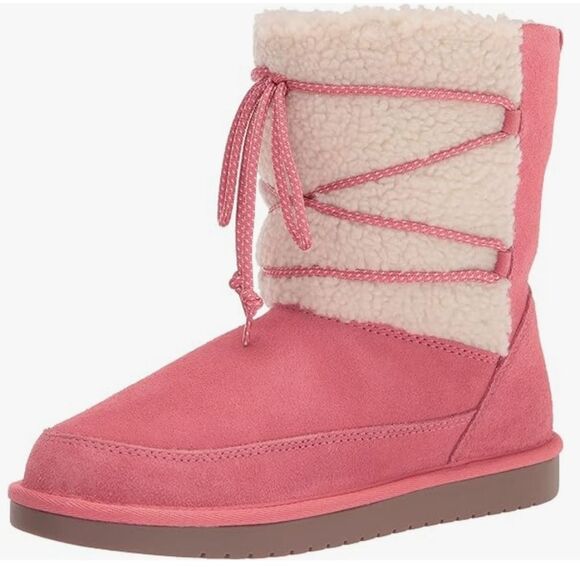 Koolaburra By Ugg Michon Short Boot- Tea Rose - Picture 2 of 13